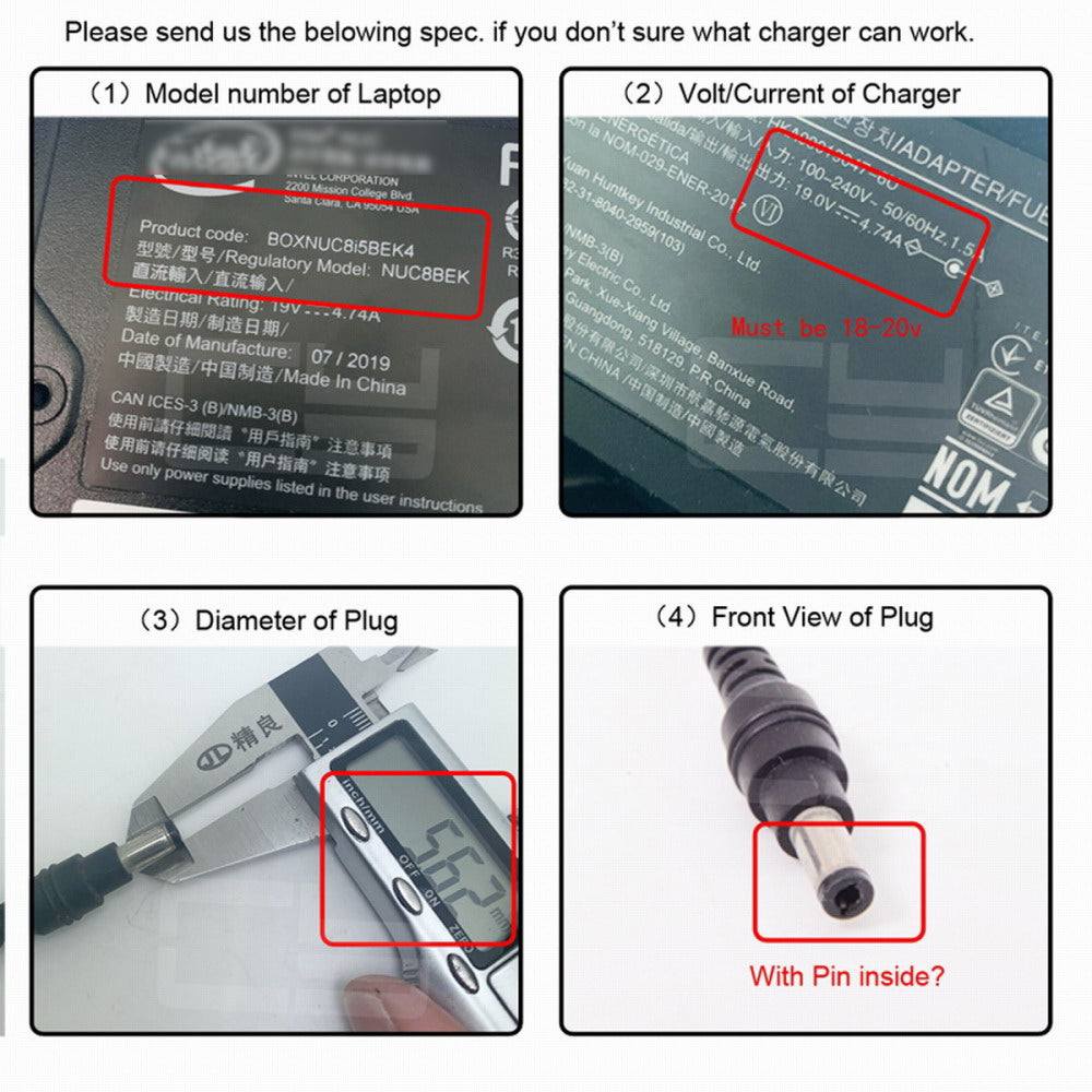 Chenyang DC Jack 5.5*2.1mm Input to USB-C Type-C Power Plug Charge Adapter for Laptop Phone UC-211-BK-5521MM