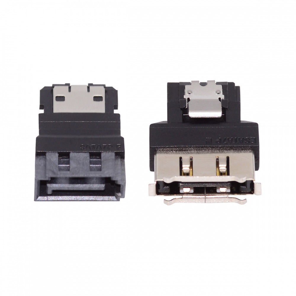 Chenyang 2pcs/lot SATA 7Pin Male to ESATA Female & External ESATA to SATA Adapter Extender for SSD Disk SA-082