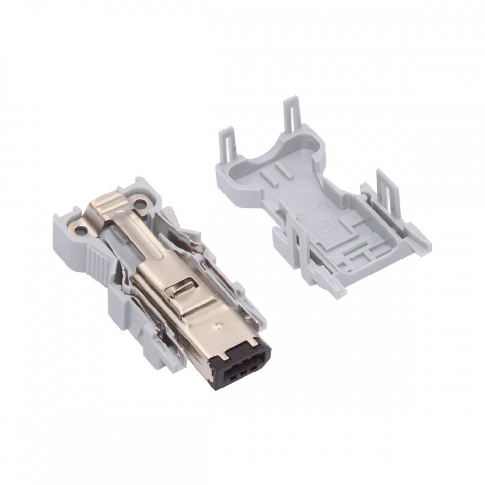 Chenyang SM-6P I/O Connector IEEE 1394 6Pin CN3 Plug 55100-0670 Male JZSP-CMP9-1-E Compatible with Yaskawa Panasonic Servo 54280-0609 CN-010-MA