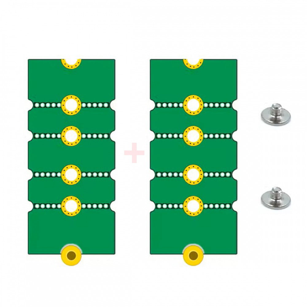 Chenyang 2pcs/lot M2 NGFF NVME M.2 Extended Adapter Card Transfer 2230 2242 2260 2280 Change to Long Size SSD EP-031