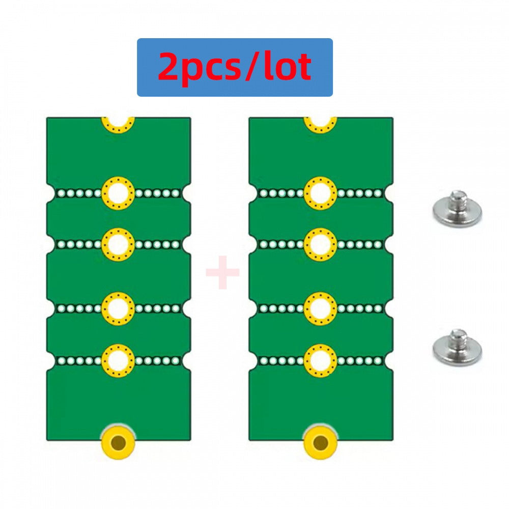 Chenyang 2pcs/lot M2 NGFF NVME M.2 Extended Adapter Card Transfer 2230 2242 2260 2280 Change to Long Size SSD EP-031