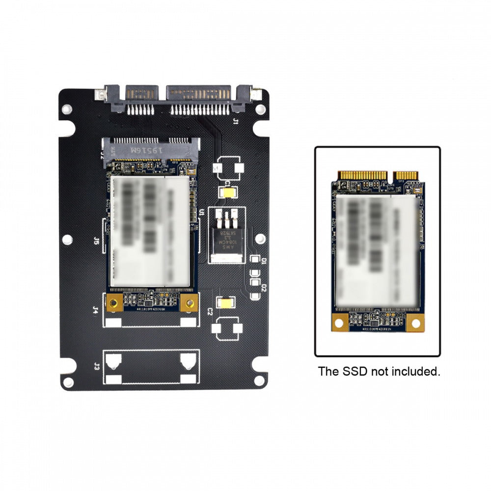 Chenyang Mini PCI-E mSATA SSD to 2.5" SATA Hard Disk Enclosure Case Converter Adapter for MSATA SSD SA-092