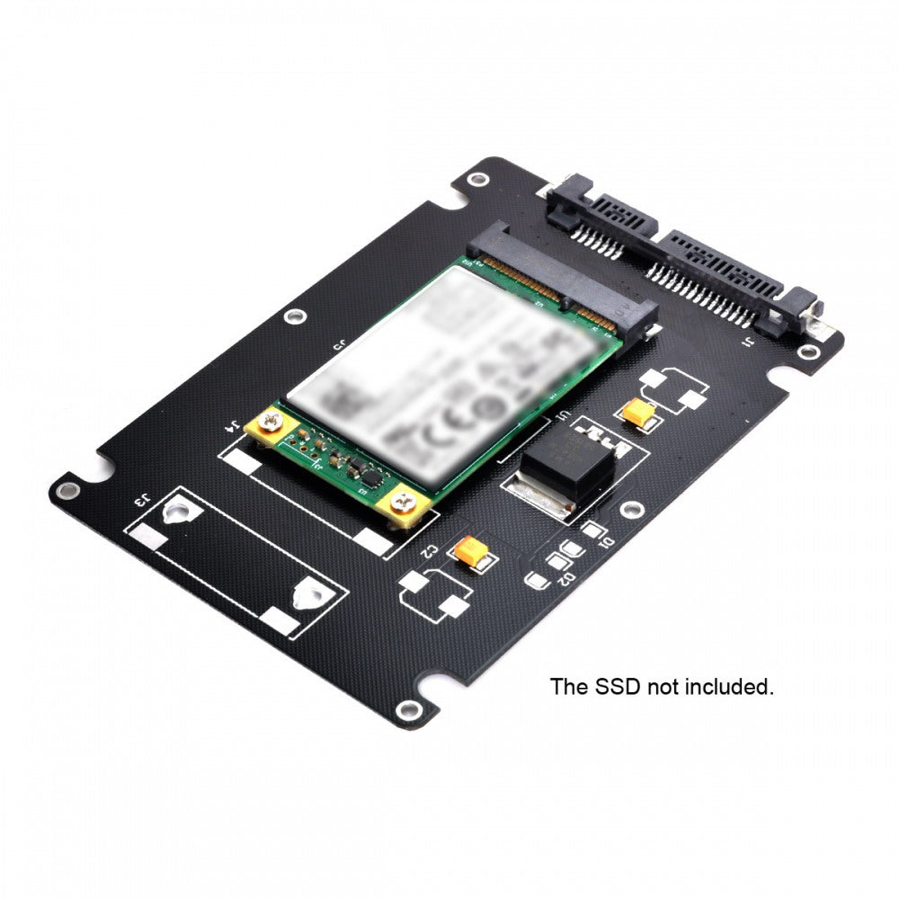 Chenyang Mini PCI-E mSATA SSD to 2.5" SATA Hard Disk Enclosure Case Converter Adapter for MSATA SSD SA-092