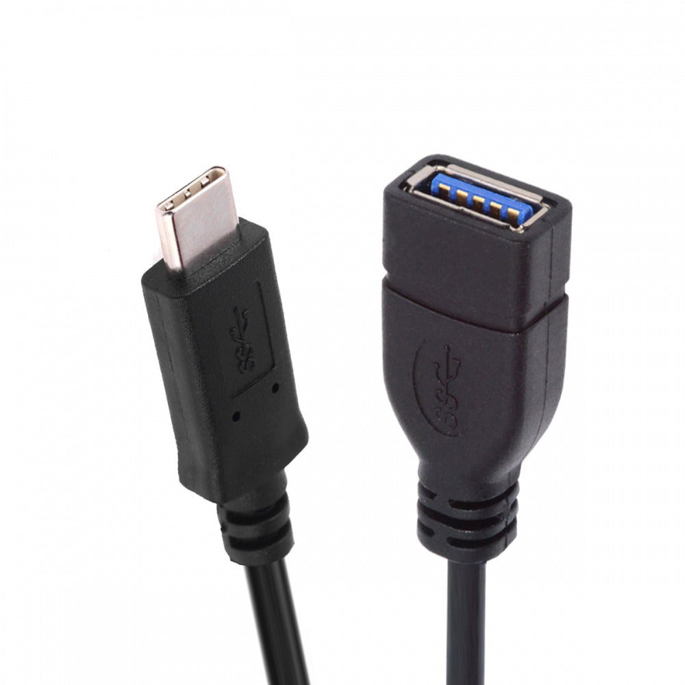 Chenyang Reversible Design USB 3.0 3.1 Type C Male Connector to A Female OTG Data Cable for Tablet Mobile Phone UC-200-BK