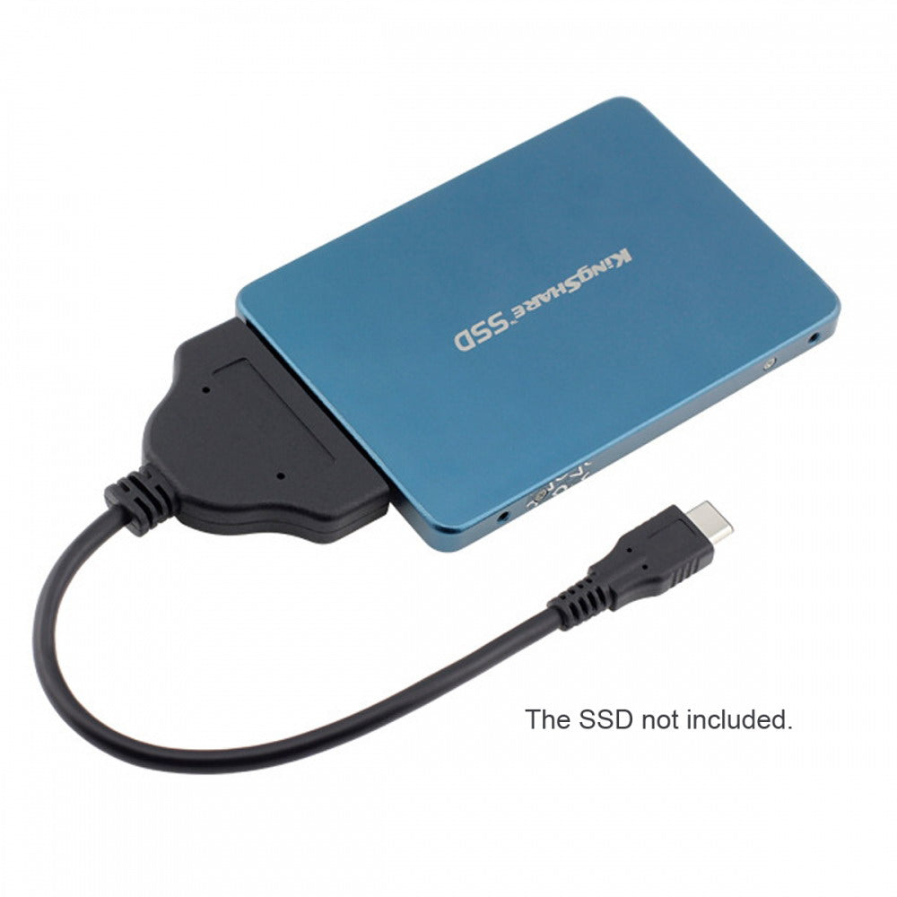 Chenyang Type C USB 3.1 Male to SATA 22 Pin 2.5" Hard disk driver SSD Adapter Cable for Laptop UC-146-BK