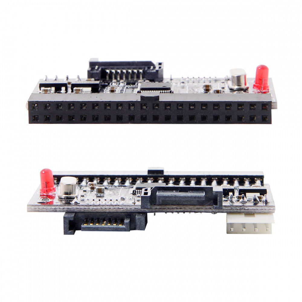 Chenyang IDE 100 133 PATA to Dual Serial SATA 7PIN Adapter Reversible Converter for Hard Disk Drive SA-101