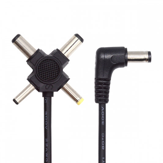 Chenyang DC 5.5mm Plug to 4-in-1 DC 5V 5.5x2.5mm 5.5x2.1mm 4.0x1.7mm 3.5x1.3mm Power Plug Barrel Connector Charge Cable PW-010-DC