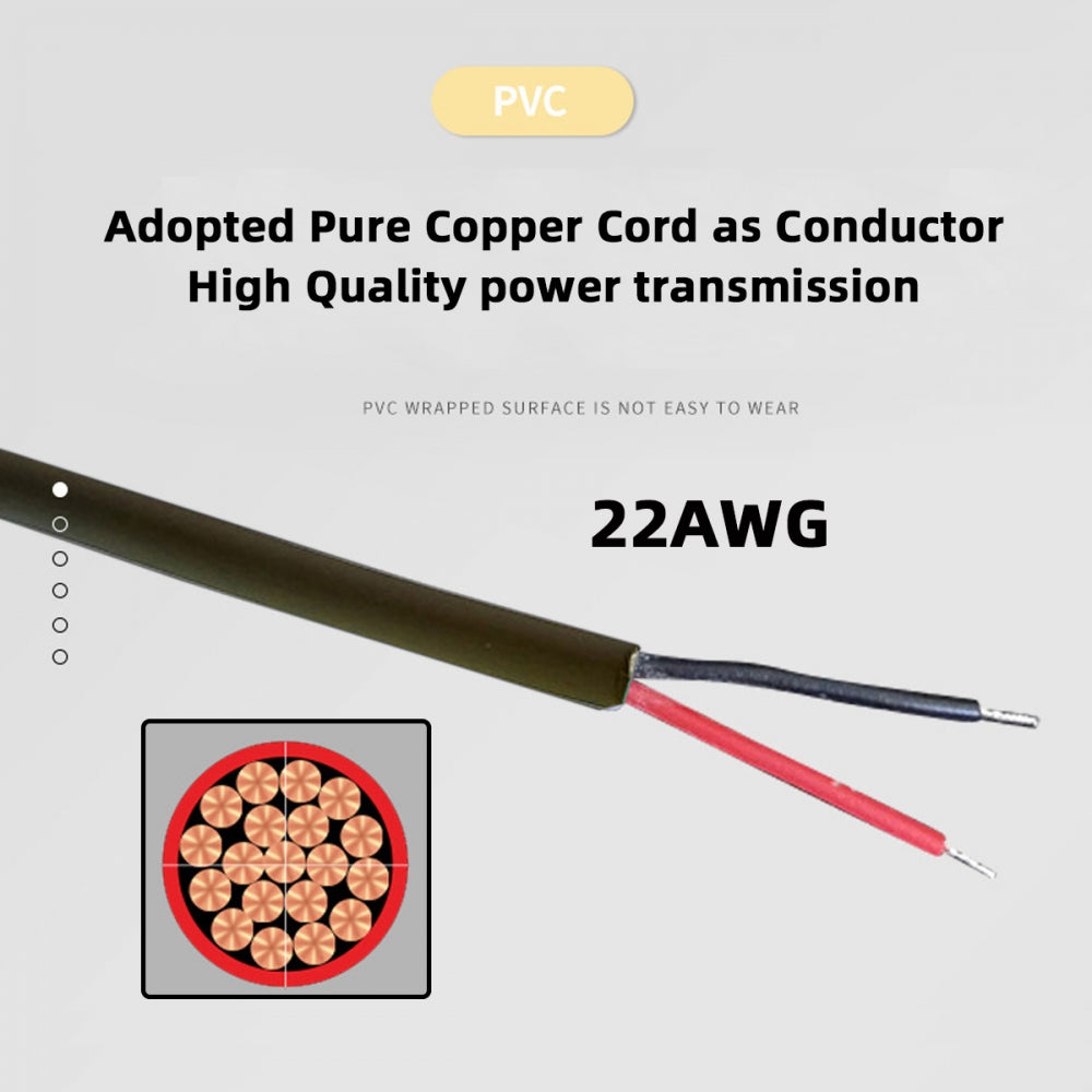 Chenyang DC 5.5mm Plug to 4-in-1 DC 5V 5.5x2.5mm 5.5x2.1mm 4.0x1.7mm 3.5x1.3mm Power Plug Barrel Connector Charge Cable PW-010-DC