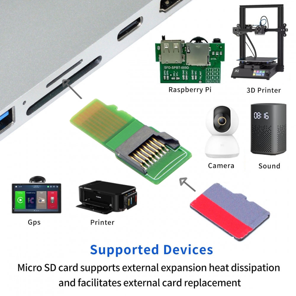 Chenyang 5pcs/lot Micro SD TF Memory Card Kit Male to Female Extension Adapter Extender PCBA Reader for Car GPS Phone EP-033-5PCS