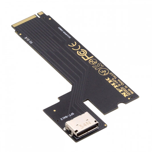 Chenyang PCI-E 4.0 M.2 M-key to Oculink SFF-8612 SFF-8611 Host Adapter for 2022 2023 ThinkBook 14+ External Graphics Card & SSD SF-065-INT