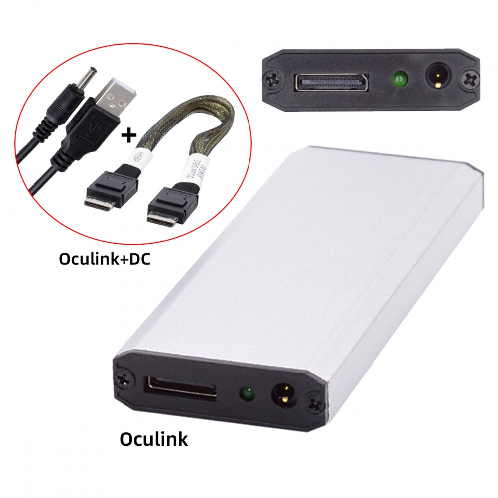 Chenyang Oculink SFF-8612 SFF-8611 to M.2 NGFF M-Key to NVME PCIe SSD 2280 SSD Enclosure Adapter for Mainboard SF-087